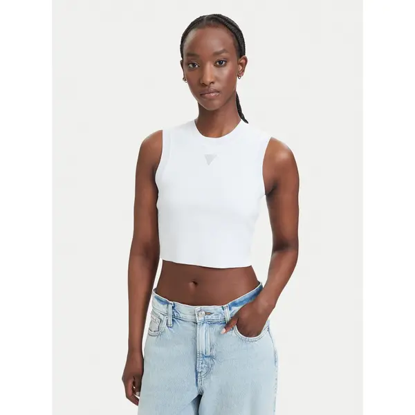 Guess Guess Top W4GZ34 Z3F40 Bijela Slim Fit