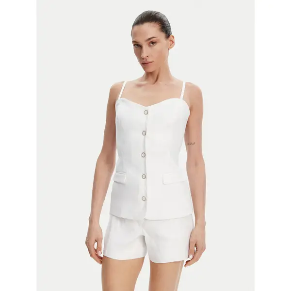 Guess Guess Top W5GH0L WH5L2 Bijela Regular Fit