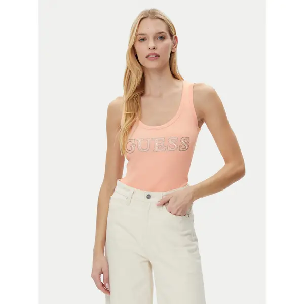Guess Guess Top W5GP29 KA0H1 Bež Regular Fit