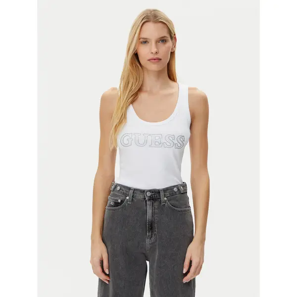 Guess Guess Top W5GP29 KA0H1 Bijela Regular Fit