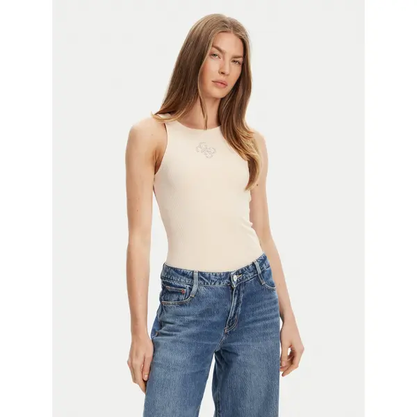 Guess Guess Top W5GP57 KCV52 Bež Regular Fit