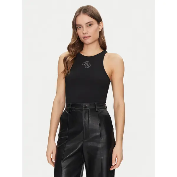 Guess Guess Top W5GP57 KCV52 Crna Regular Fit