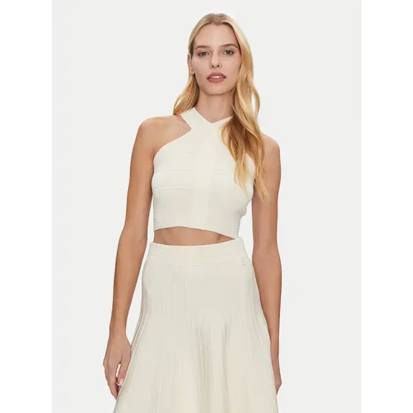 Guess Guess Top W5GR32 Z2XY0 Bijela Regular Fit