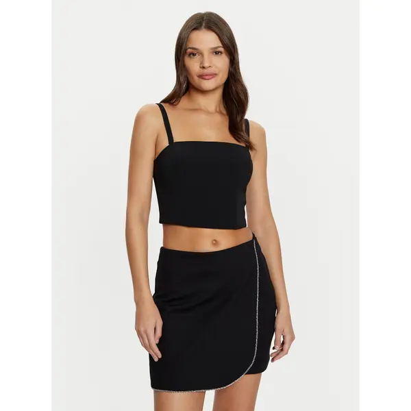 Guess Guess Top W5RH26 WGLO2 Crna Regular Fit