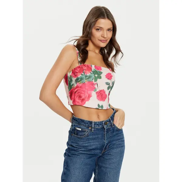 Guess Guess Top W5RH26 WGLO2 Šarena Regular Fit