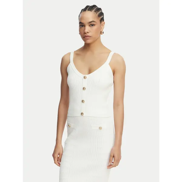Guess Guess Top W5YR10 Z0130 Bijela Regular Fit