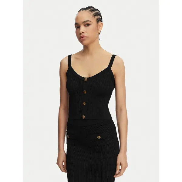 Guess Guess Top W5YR10 Z0130 Crna Regular Fit