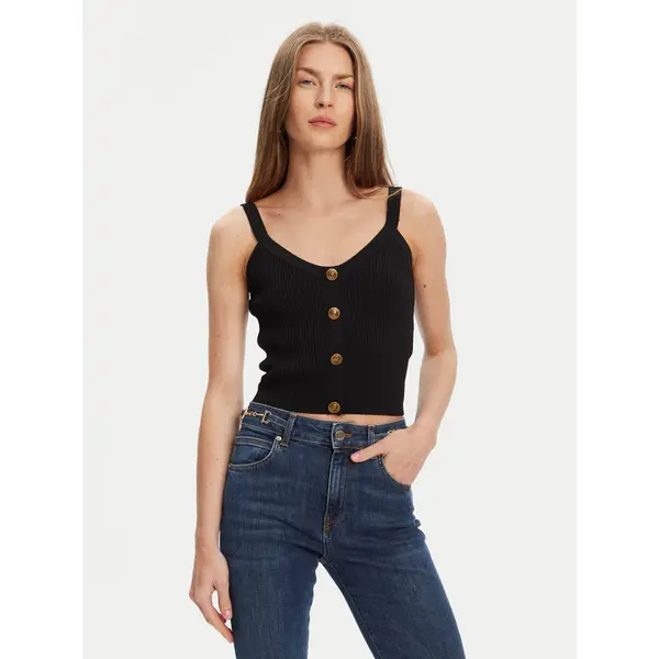 Guess Guess Top W5YR10 Z0130 Crna Regular Fit