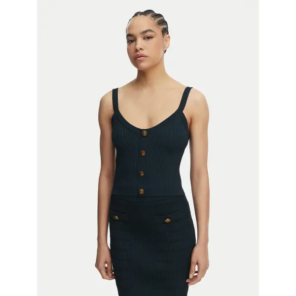 Guess Guess Top W5YR10 Z0130 Zelena Regular Fit