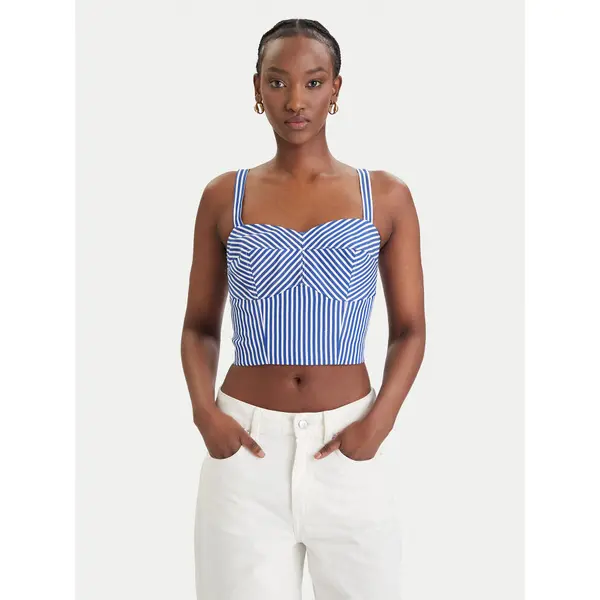 Guess Guess Top W6GH38 W1848 Plava Regular Fit