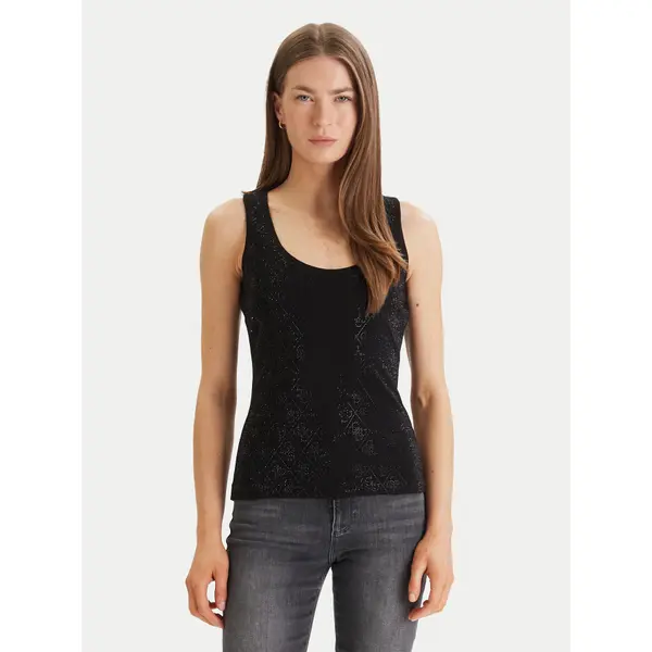 Guess Guess Top W6GP10 K2932 Crna Regular Fit