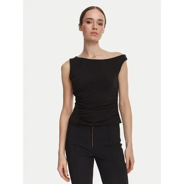 Guess Guess Top W6YP38 K4517 Crna Slim Fit