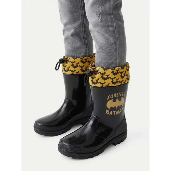 Batman Gumene čizme Batman CEO-NJ-AW26-106WBBAT Crna