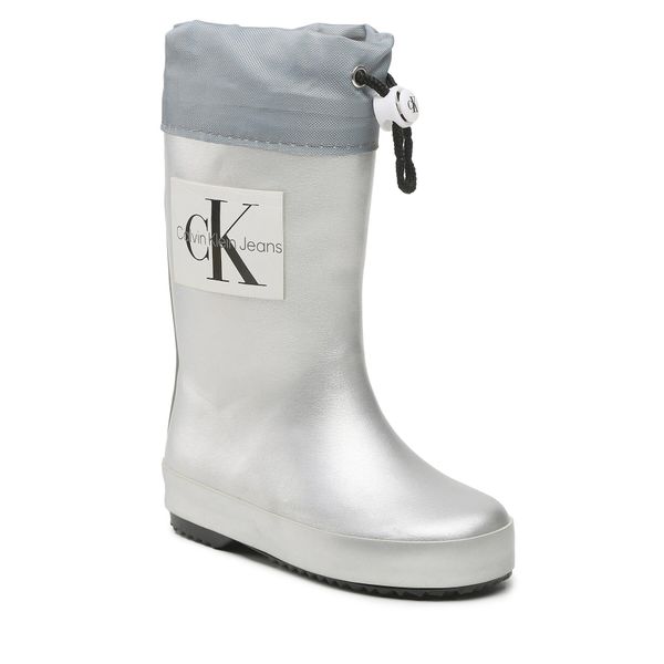 Calvin Klein Jeans Gumene čizme Calvin Klein Jeans Rain Boot V3X6-80425-0083 M Silver 904