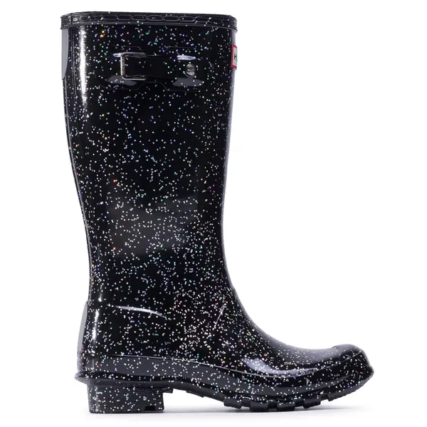 Hunter Gumene čizme Hunter Org Kids Giant Glitter Boots JFT6075RGT Crna