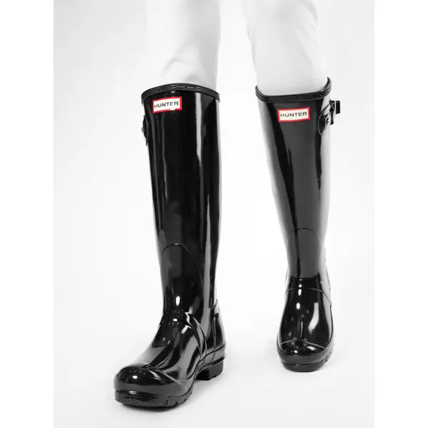 Hunter Gumene čizme Hunter Original Gloss W23616 Crna
