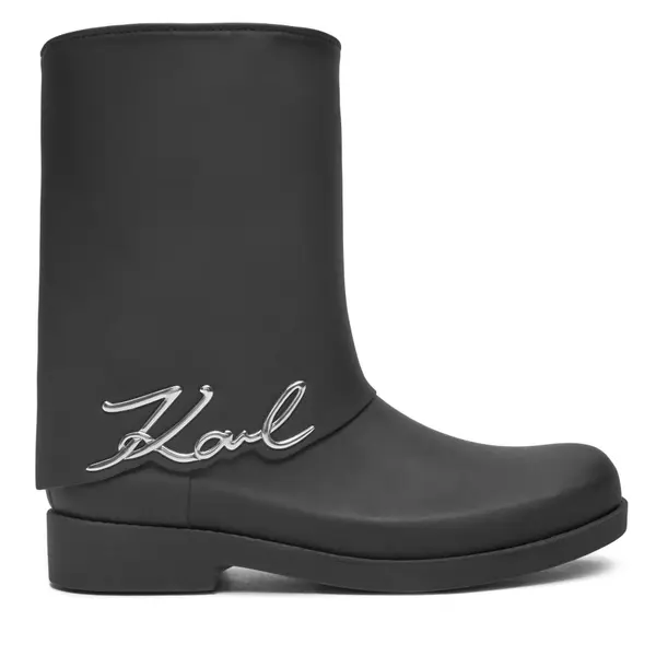 Karl Lagerfeld Gumene čizme KARL LAGERFELD Kalosh KL47064 Crna