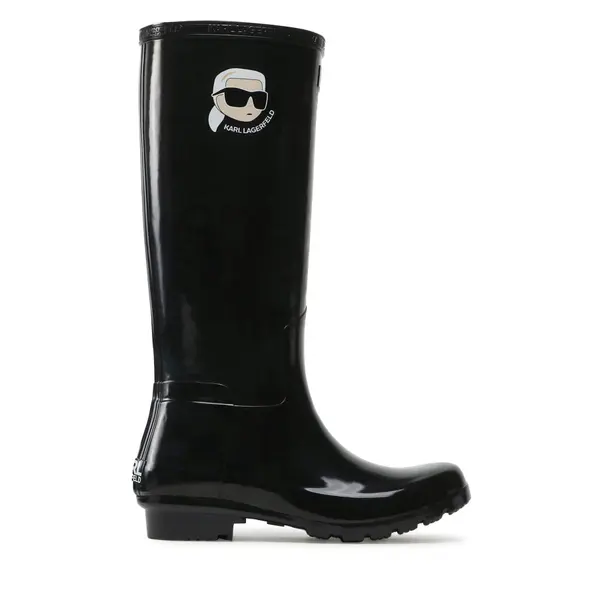 Karl Lagerfeld Gumene čizme KARL LAGERFELD KL47090N Crna