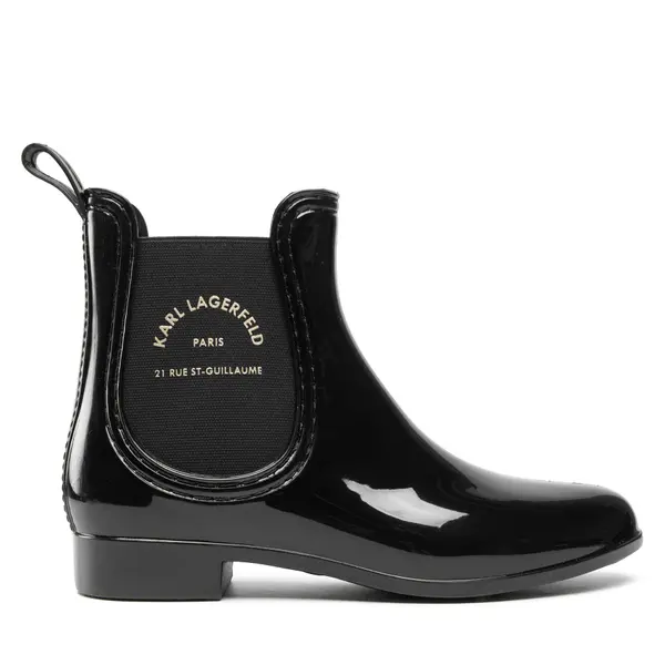 Karl Lagerfeld Gumene čizme KARL LAGERFELD KL94770 Crna