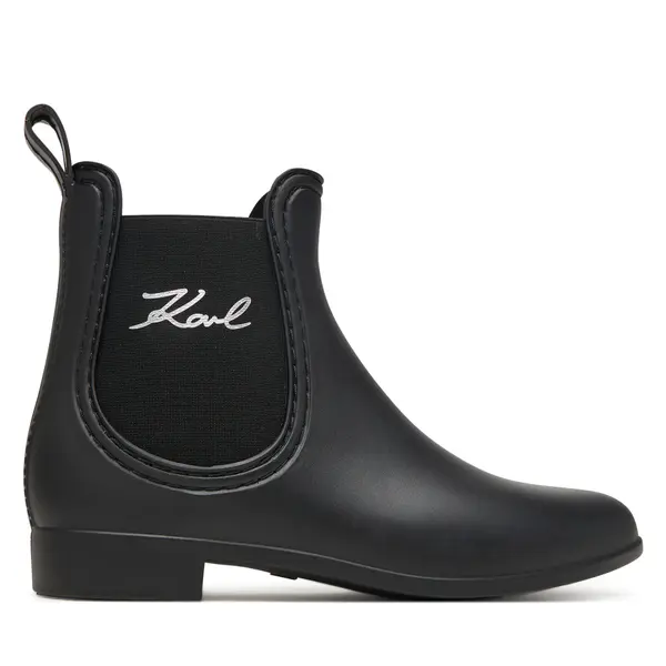 Karl Lagerfeld Gumene čizme KARL LAGERFELD KL94775 Crna