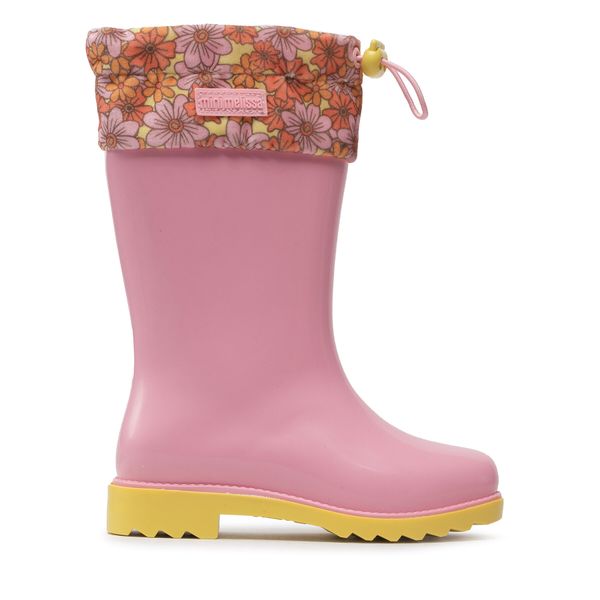 Melissa Gumene čizme Melissa Mini Melissa Rain Boot III Inf 33616 Pink/Yellow AB198