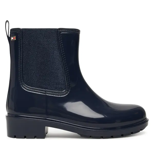 Tommy Hilfiger Gumene čizme Tommy Hilfiger Flag Hardware FW0FW08966 Tamnoplava