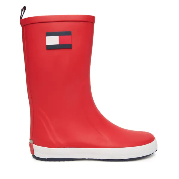 Tommy Hilfiger Gumene čizme Tommy Hilfiger Flag Rain Boot T3XC-33923-0047 D Crvena