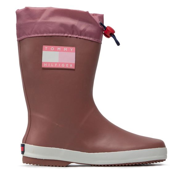 Tommy Hilfiger Gumene čizme Tommy Hilfiger Rain Boot T3X6-30766-0047 S Antique Rose 303