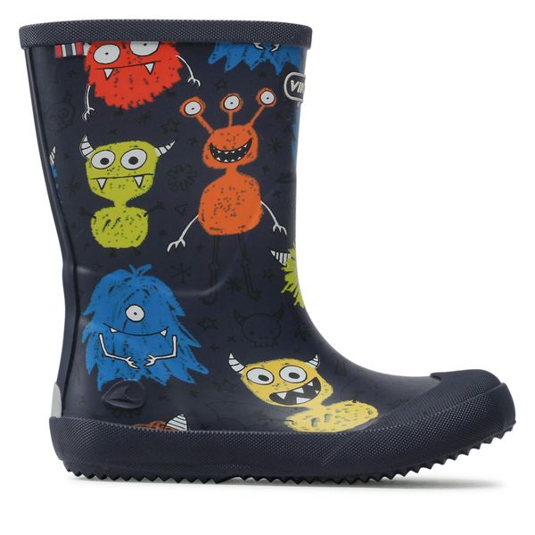 Viking Gumene čizme Viking Indie Print 1-60120-550 Navy/Multi