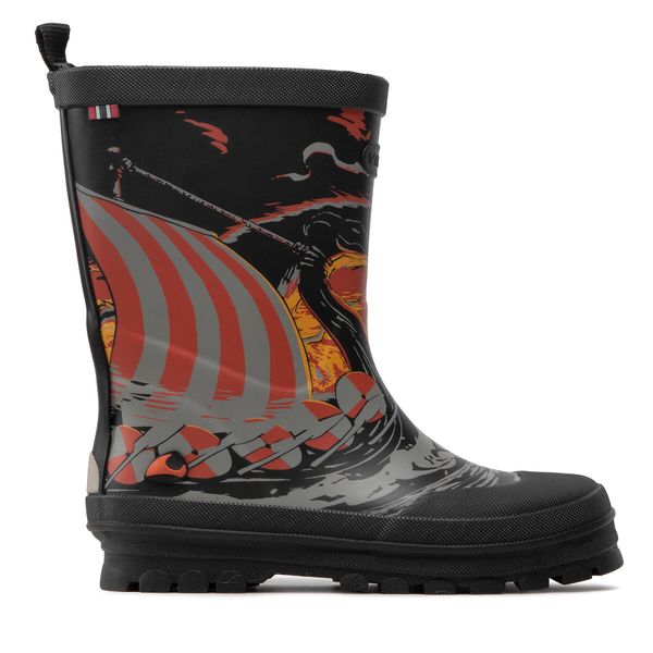 Viking Gumene čizme Viking Jolly Print 1-60020-272 Black/Sun