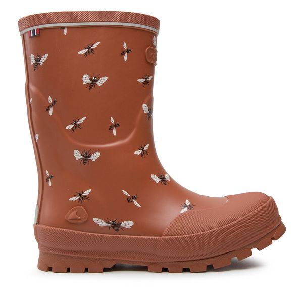 Viking Gumene čizme Viking Jolly Print 1-60020-5801 Cognac/White