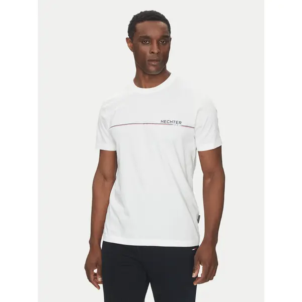 Hechter Paris Hechter Paris T-shirt 75008 151919 Bijela Regular Fit