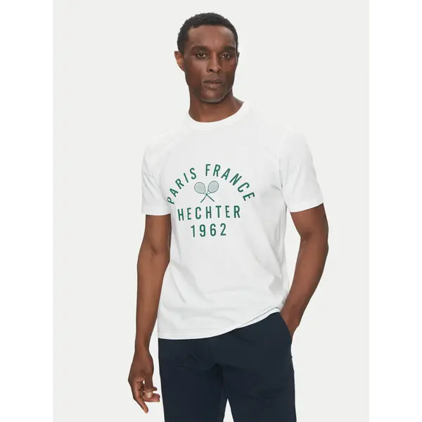 Hechter Paris Hechter Paris T-shirt 75014 151919 Bijela Regular Fit