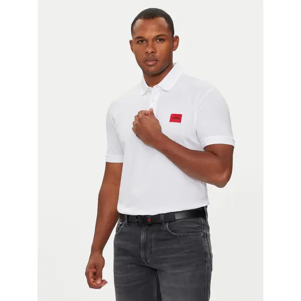 HUGO Hugo Polo Dereso222 50466202 Bijela Slim Fit