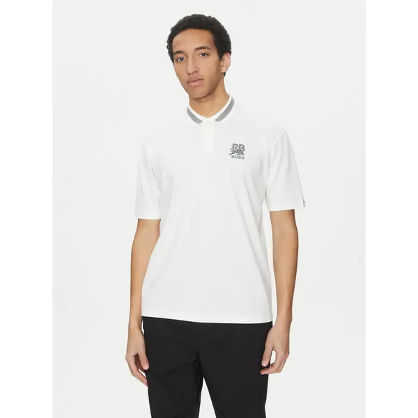 HUGO HUGO Polo Dodac_RB 50542748 Bijela Regular Fit