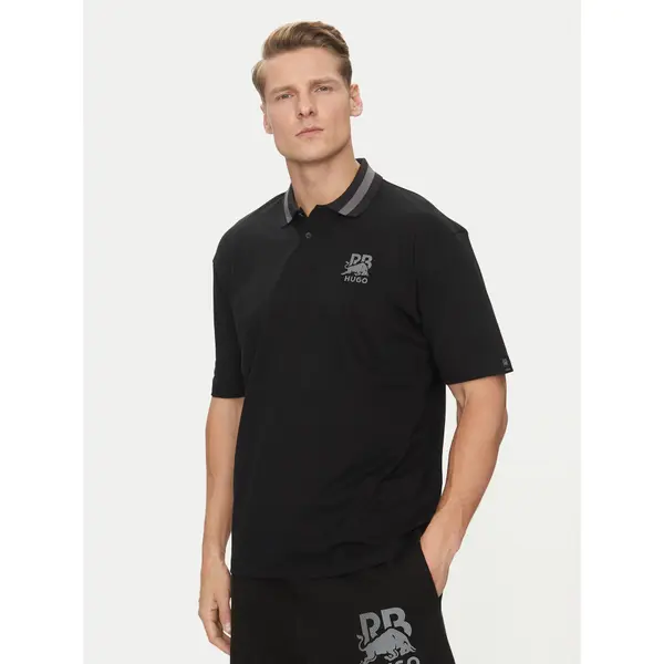HUGO HUGO Polo Dodac_RB 50542748 Crna Regular Fit