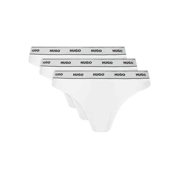 HUGO HUGO Set bikini gaćica﻿ Triplet Brief Stripe 50480157 Bijela