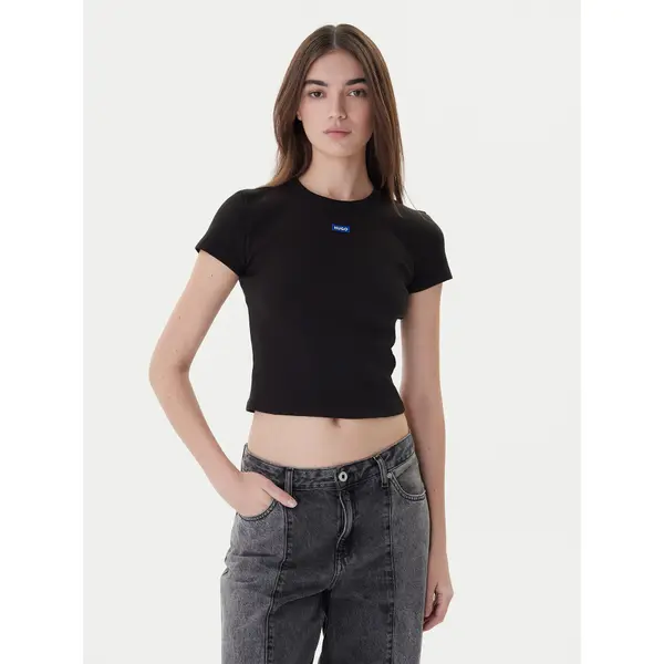 HUGO Hugo T-shirt Baby 50510749 Crna Slim Fit