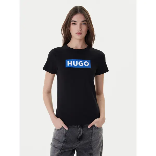 HUGO HUGO T-shirt Classic 50510772 Crna Slim Fit