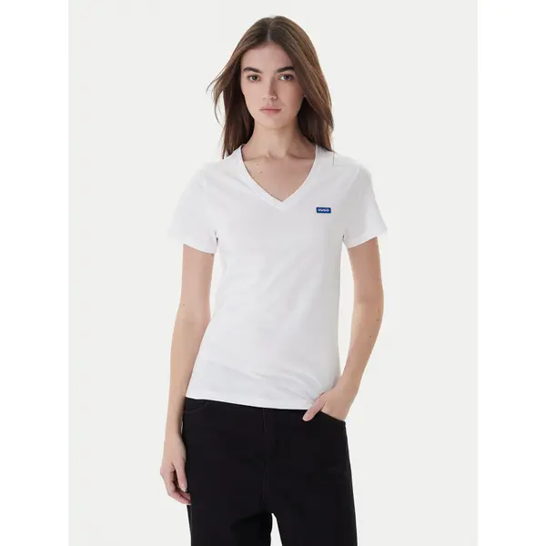HUGO Hugo T-shirt Classic 50513667 Bijela Regular Fit