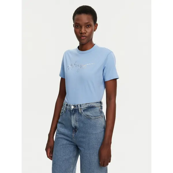HUGO HUGO T-shirt Damacia 50535491 Plava Regular Fit