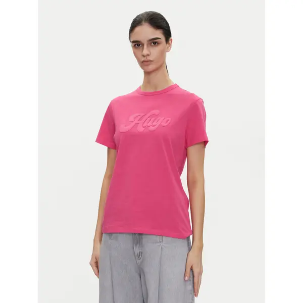 HUGO HUGO T-shirt Damacia_4 50539101 Ružičasta Regular Fit