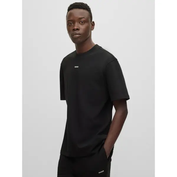 HUGO Hugo T-shirt Dapolino 50488330 Crna Relaxed Fit