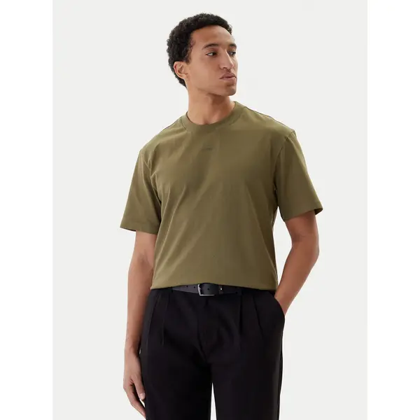 HUGO HUGO T-shirt Dapolino 50488330 Kaki Relaxed Fit