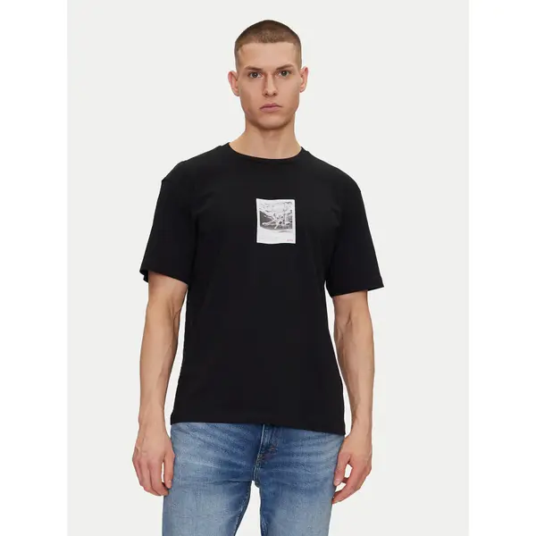 HUGO HUGO T-shirt Darthy 50537535 Crna Relaxed Fit