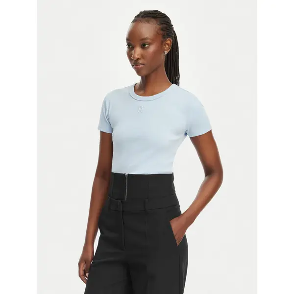 HUGO HUGO T-shirt Delanor 50512000 Svijetlo plava Slim Fit
