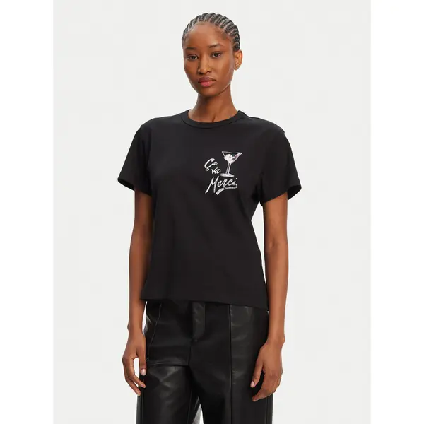 HUGO HUGO T-shirt Destrel_2 50544897 Crna Loose Fit