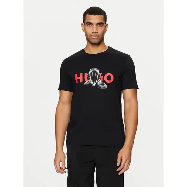 HUGO HUGO T-shirt Deyladec 50530607 Crna Regular Fit