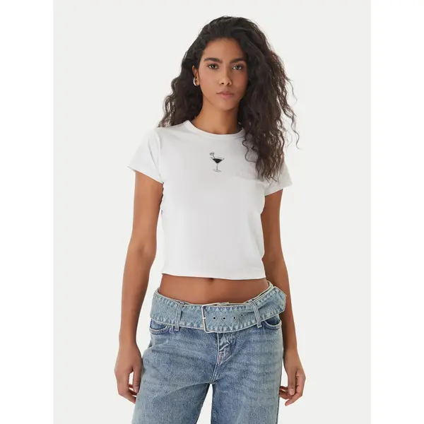 HUGO HUGO T-shirt Dichroma_B 50560769 Bijela Slim Fit
