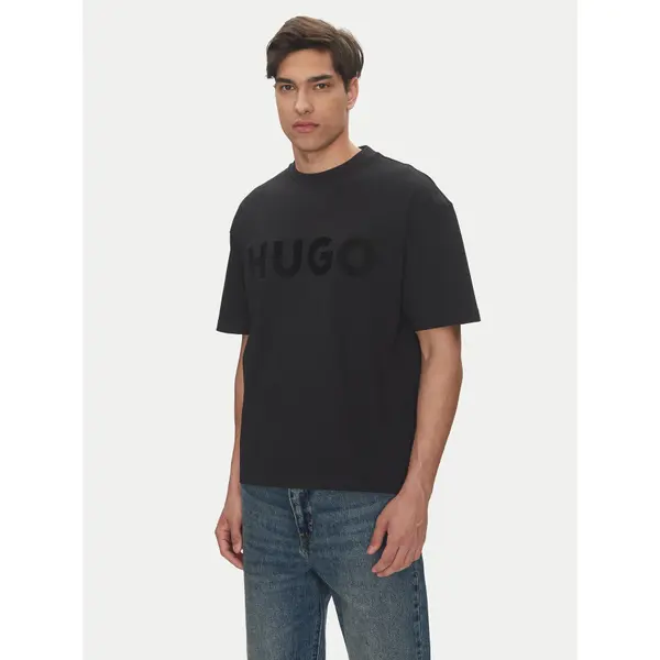 HUGO HUGO T-shirt Dinkee 50525765 Crna Oversize